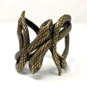 Boho Y2K snake cuff bracelet